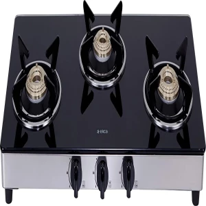 Buy Elica Vetro Glass Top Burner Gas Stove Ct Vetro Ss For Best