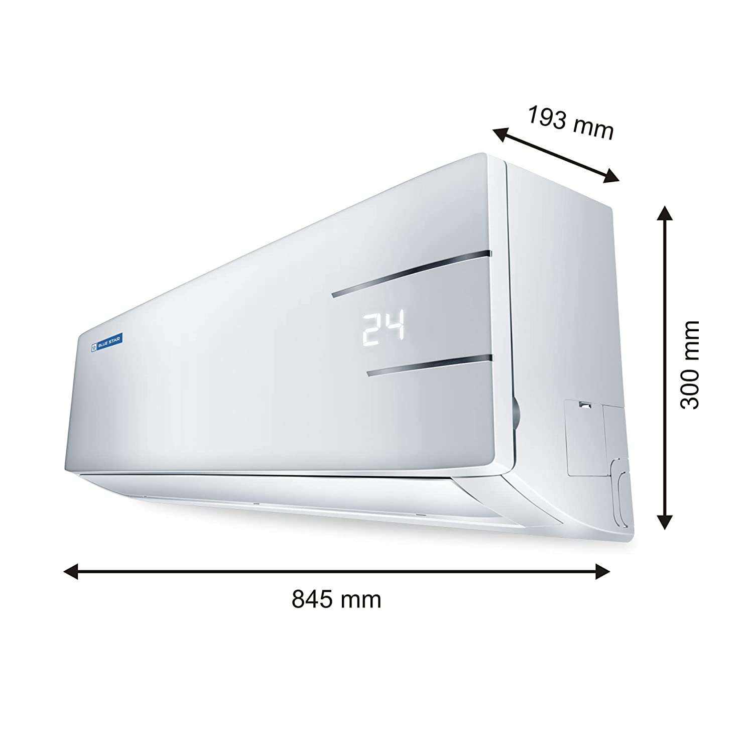 Blue Star Ton Star Fixed Speed Split Ac Copper Anti Corrosive