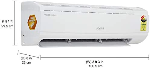 voltas 1 ton 3 star non inverter split ac