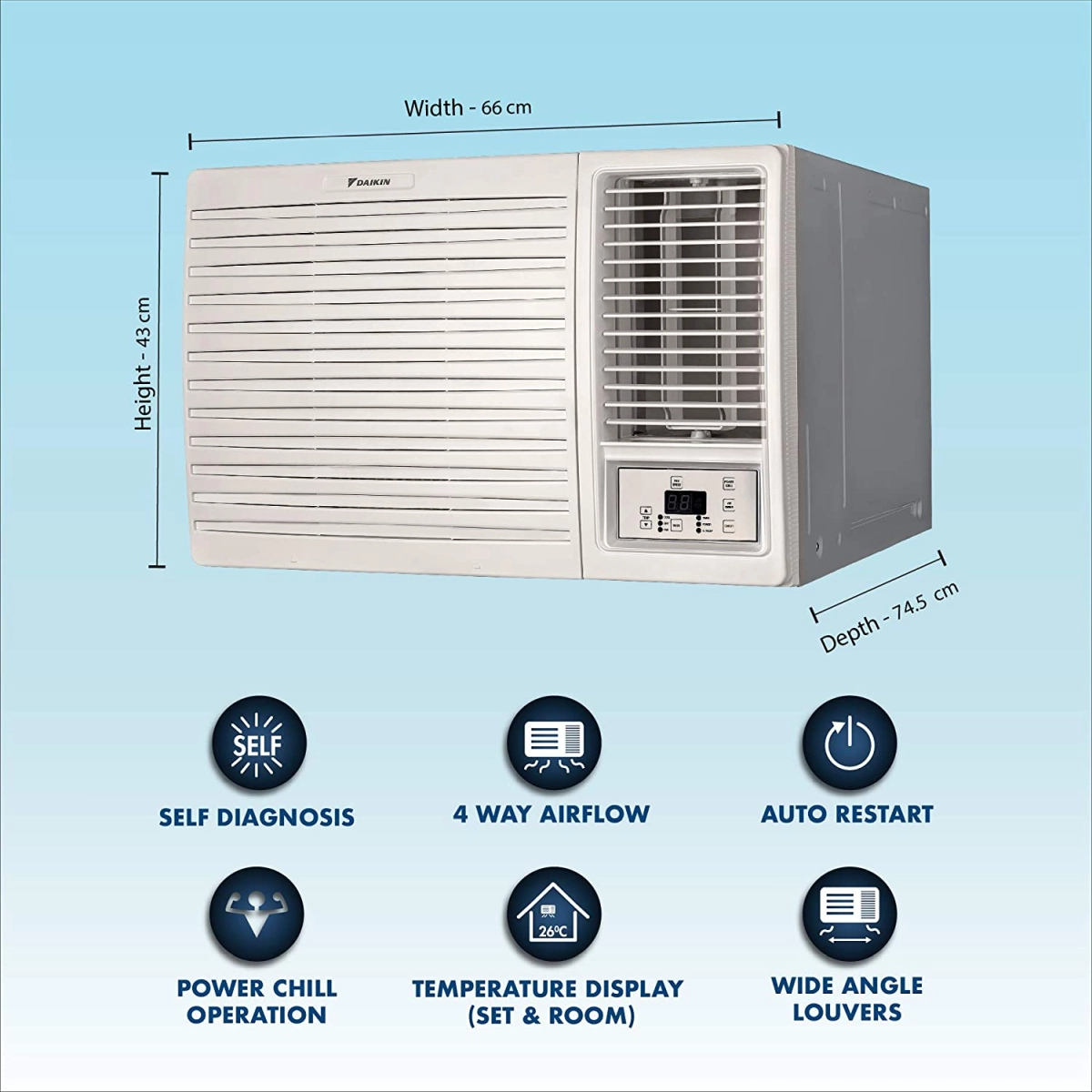 voltas 1.5 ton window ac 183 czp