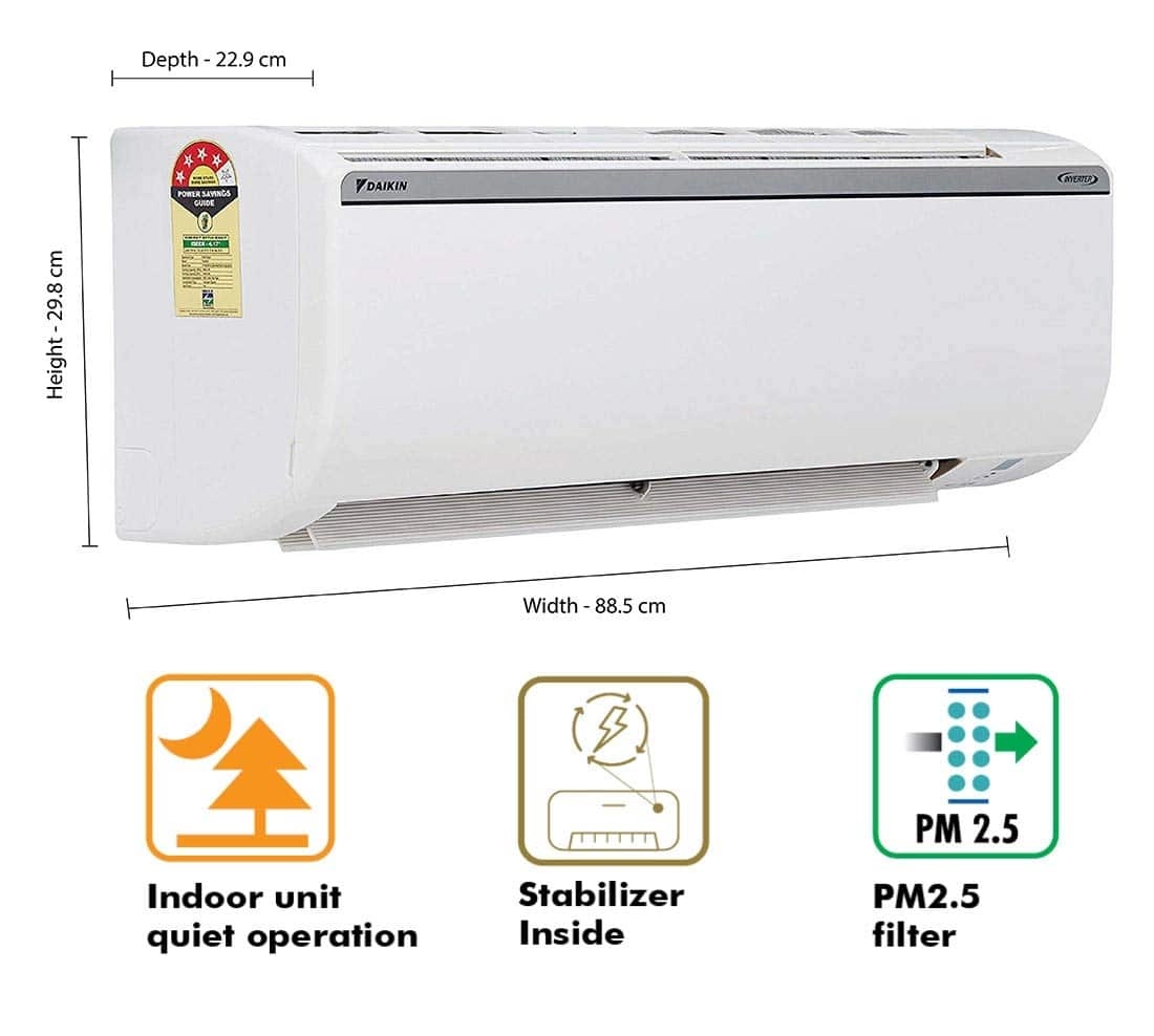 daikin 1 ton 4 star inverter