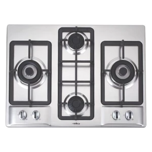 Elica 4 burner gas deals stove stainless steel