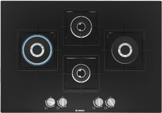 Bosch PNI7B6B10I 75 cm four-burner gas hob
