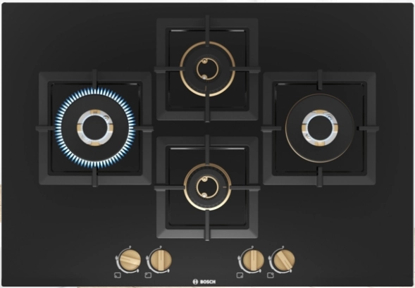 Bosch PNI7B6F20I 75 cm four-burner gas hob