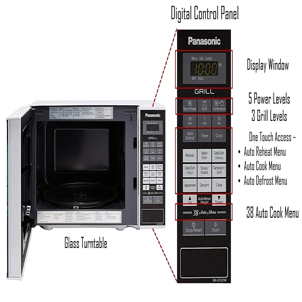 panasonic microwave oven nn st266b