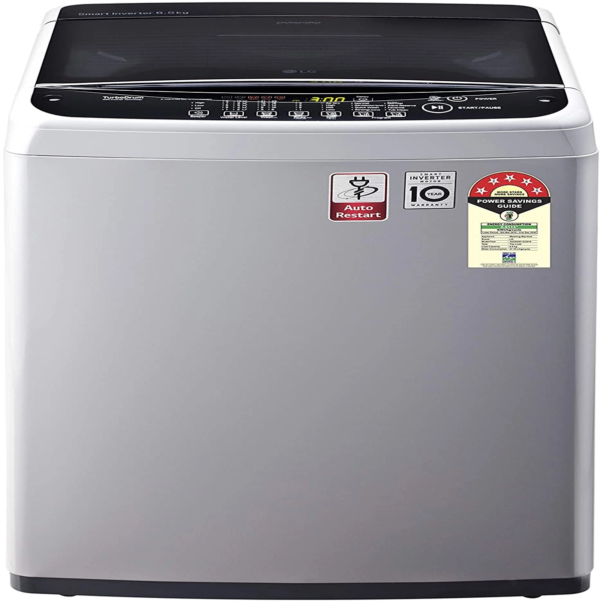 lg washing machine 6.5 kg t65snsf1z