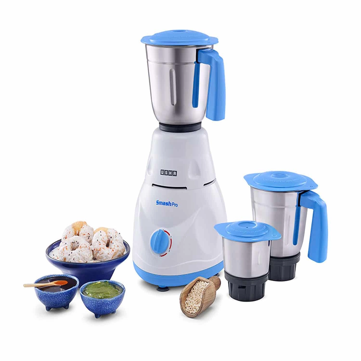 Shop Usha 3442 Juicer Mixer Grinder 2 Jars 450W Nearby Store