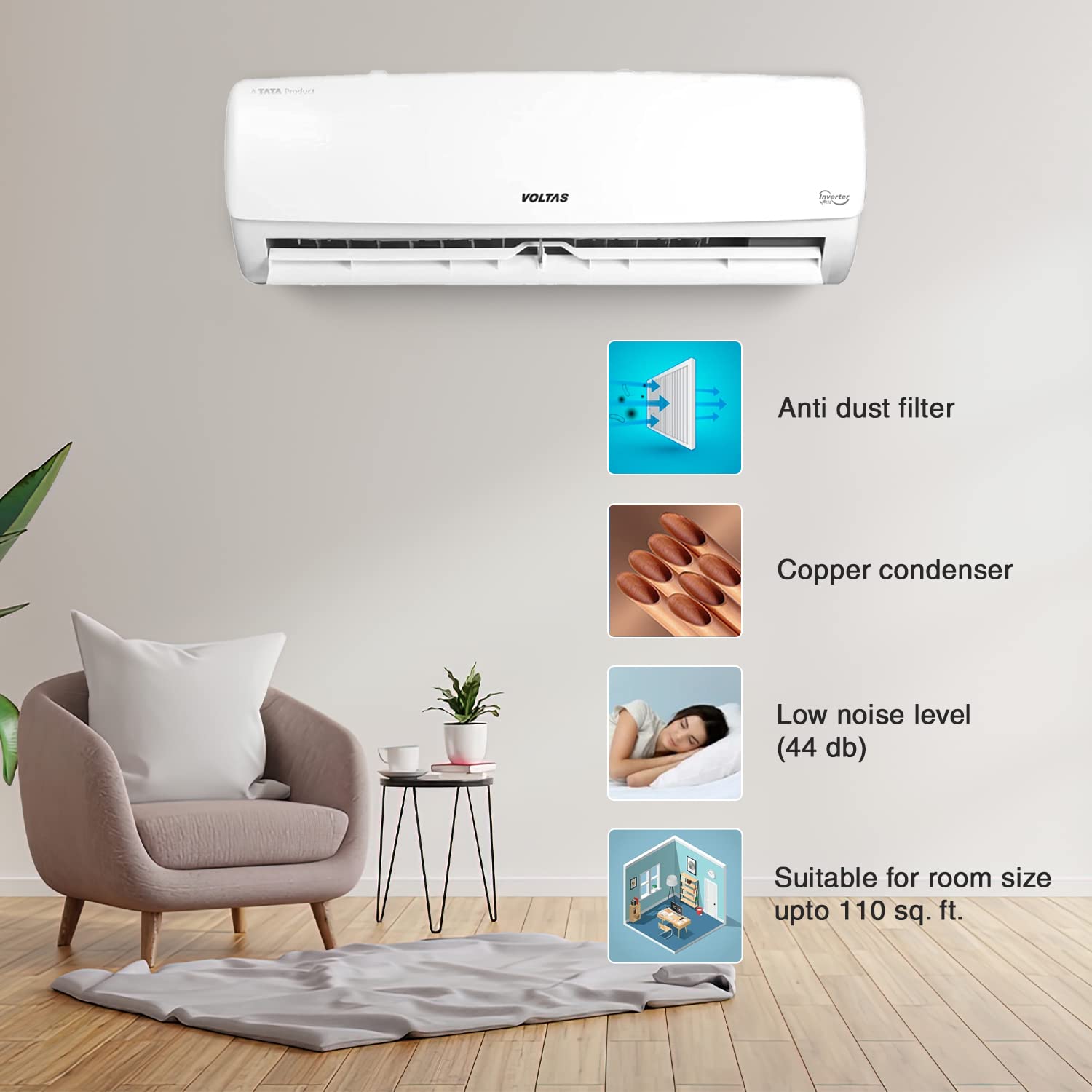 voltas window ac 1.5 ton 4 star