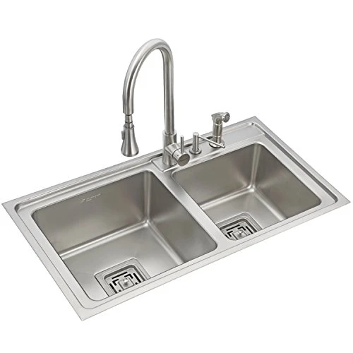 Anupam SS804DB Kitchen Sink 36x20x9 Inch 316 Grade Steel Satin   41syDfiLiML.webp