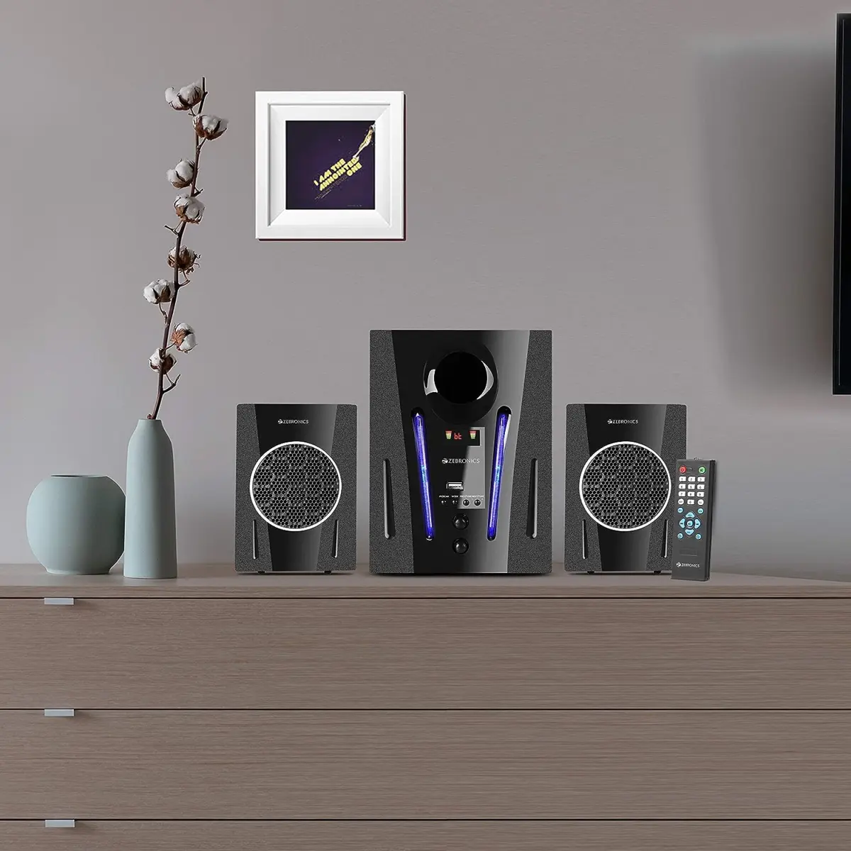 Zebronics 2.1 multimedia sales speakers with bluetooth