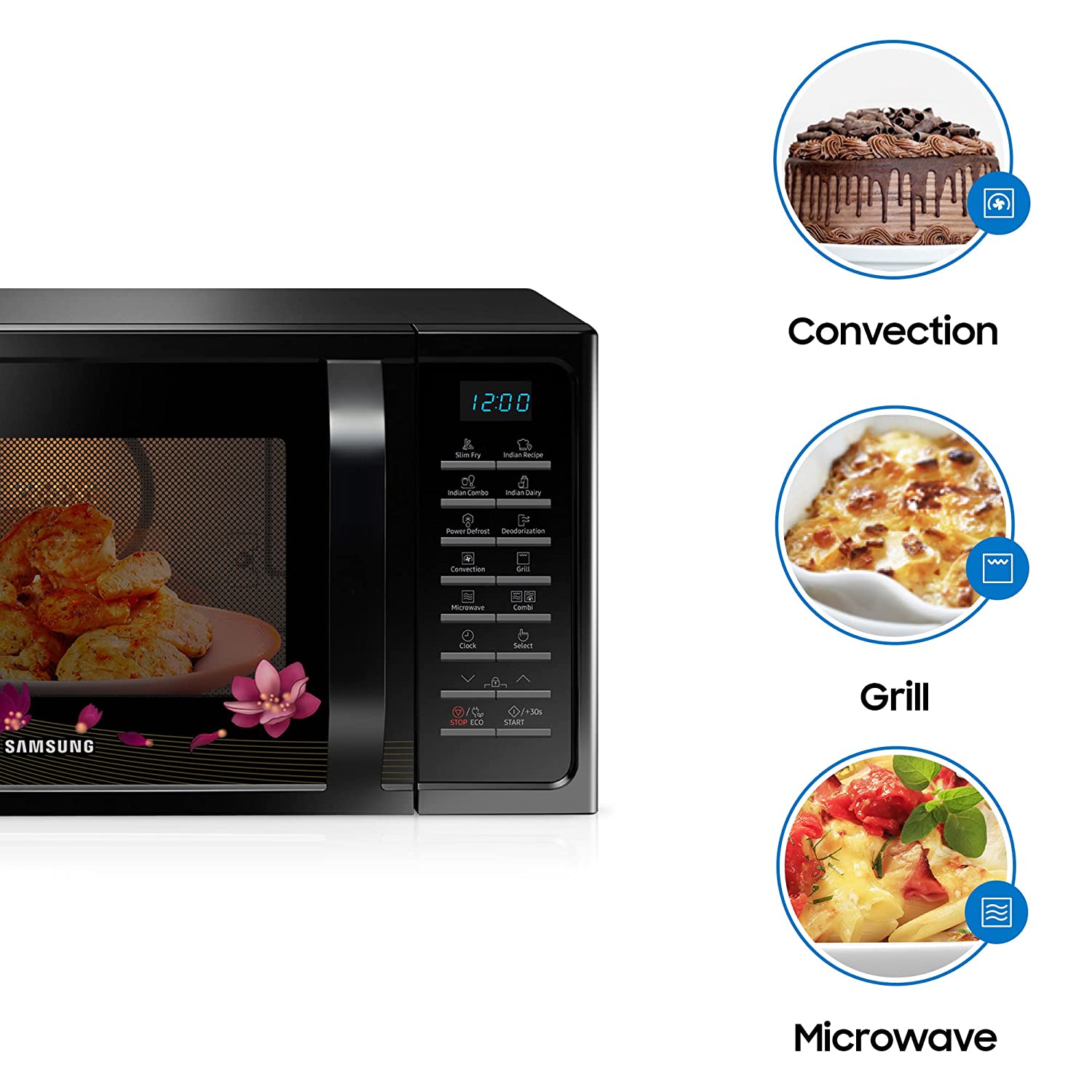 Buy Samsung 28 Litre Convection Microwave Oven (MC28A5033CK/TL