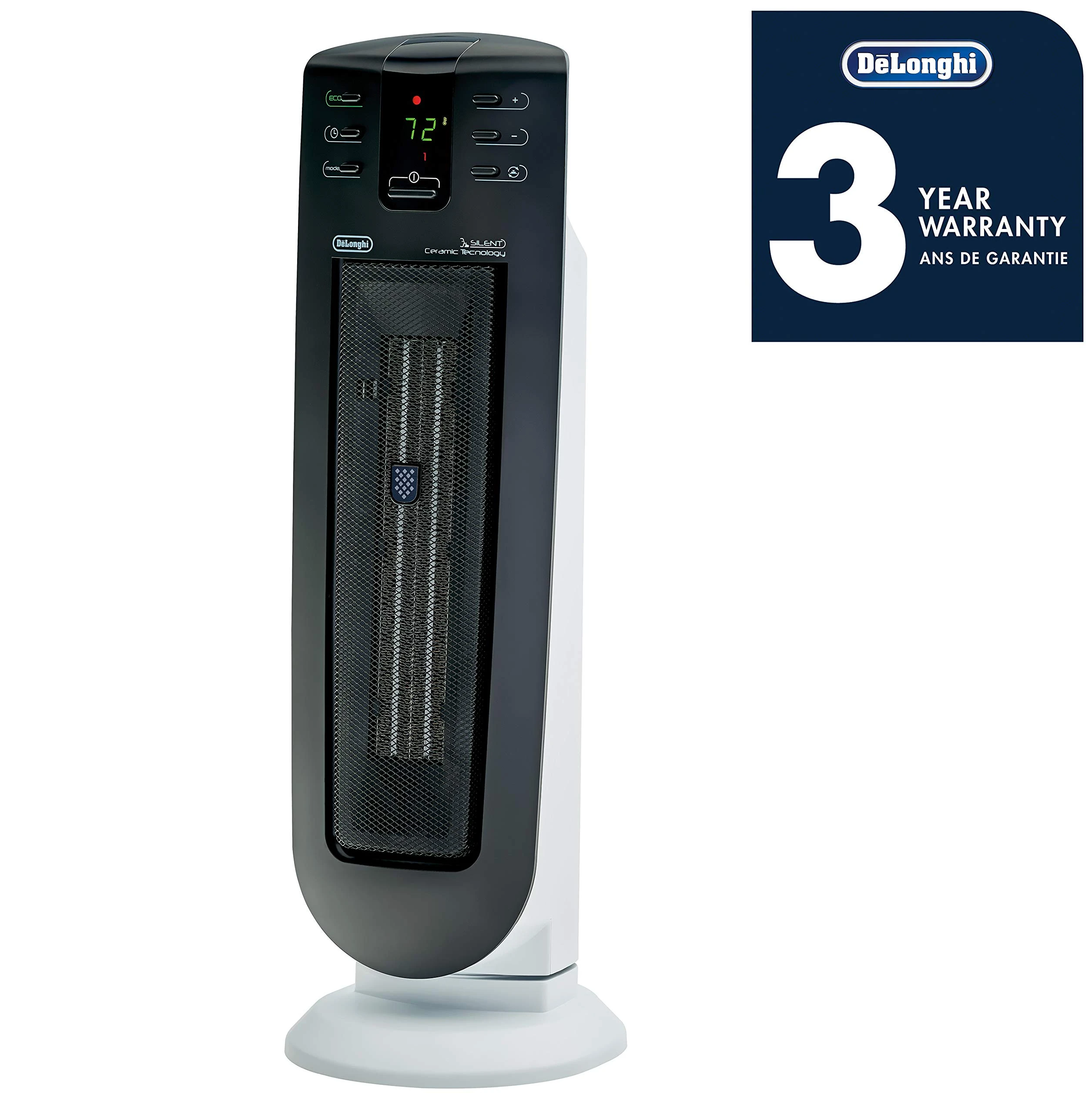 DeLonghi Safe Heat Tower Ceramic Heater Silent System