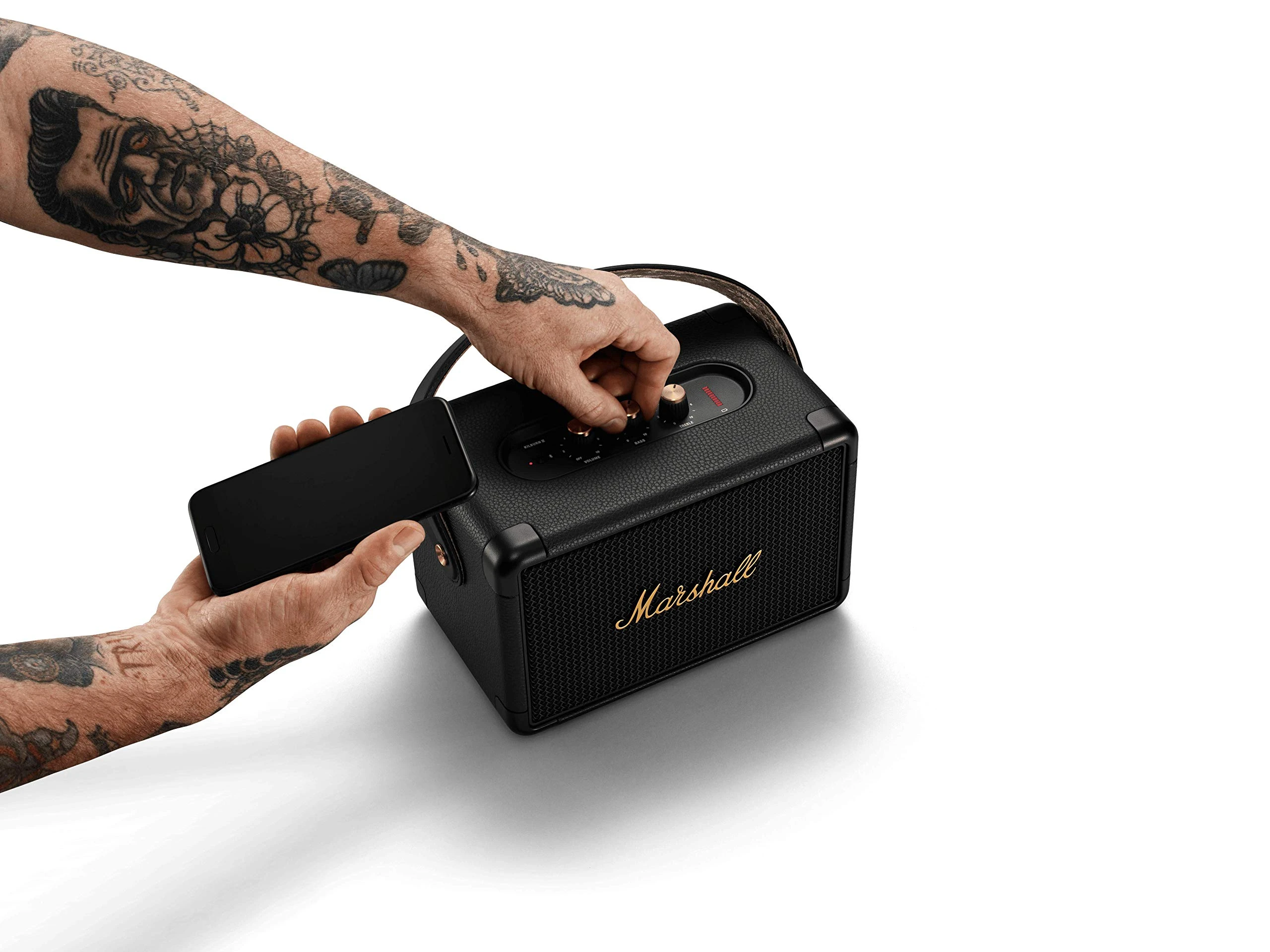 Marshall Kilburn II 36W Bluetooth Speaker - Black & Brass | Buy Nearby