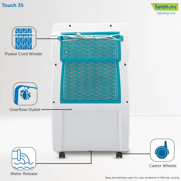 Symphony air best sale cooler touch 35