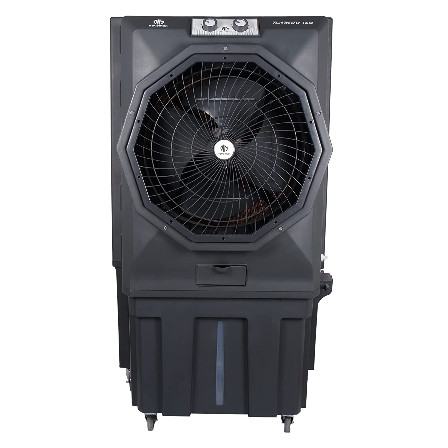 Novamax Rambo 150 L Heavy Duty Desert Air Cooler Grey