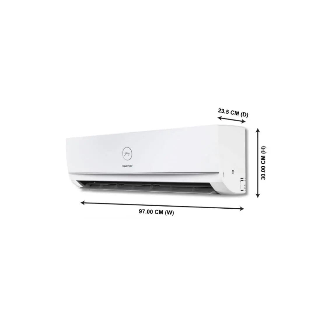 godrej 1.5 ton 5 star split inverter ac white