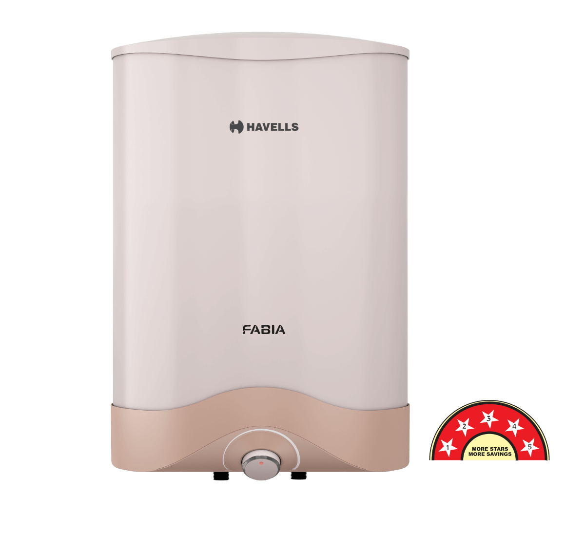 Havells Vertical Storage water Heater FABIA 6 L White Blue/Ivory Brown