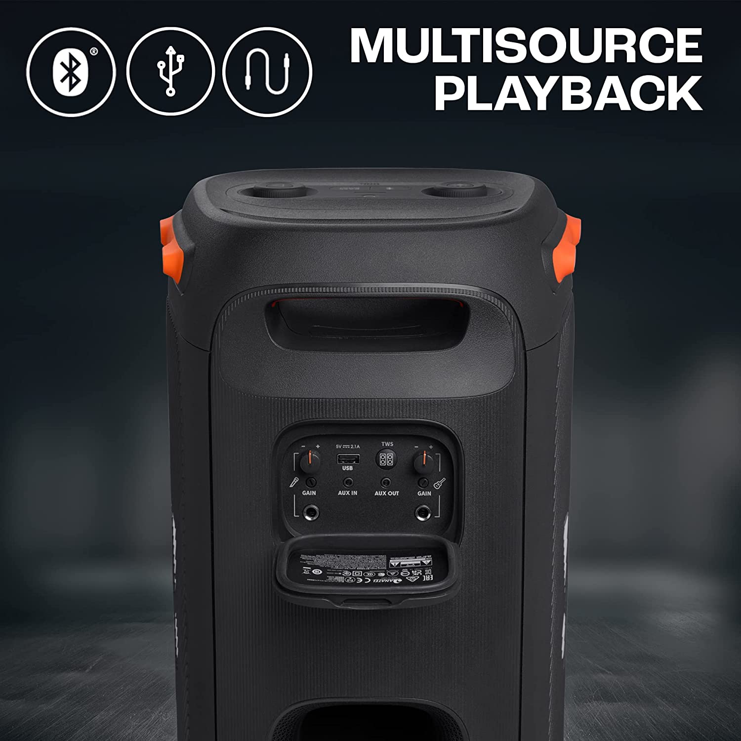 JBL Partybox 110, Wireless Bluetooth Party Speaker, 160W Monstrous Pro  Sound