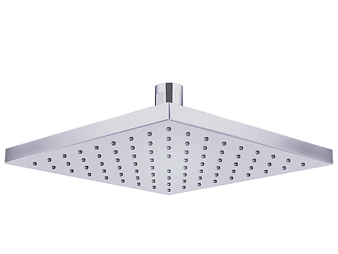 kohler K-73199IN-CP Square 203mm Katalyst™ rainhead in polished chrome