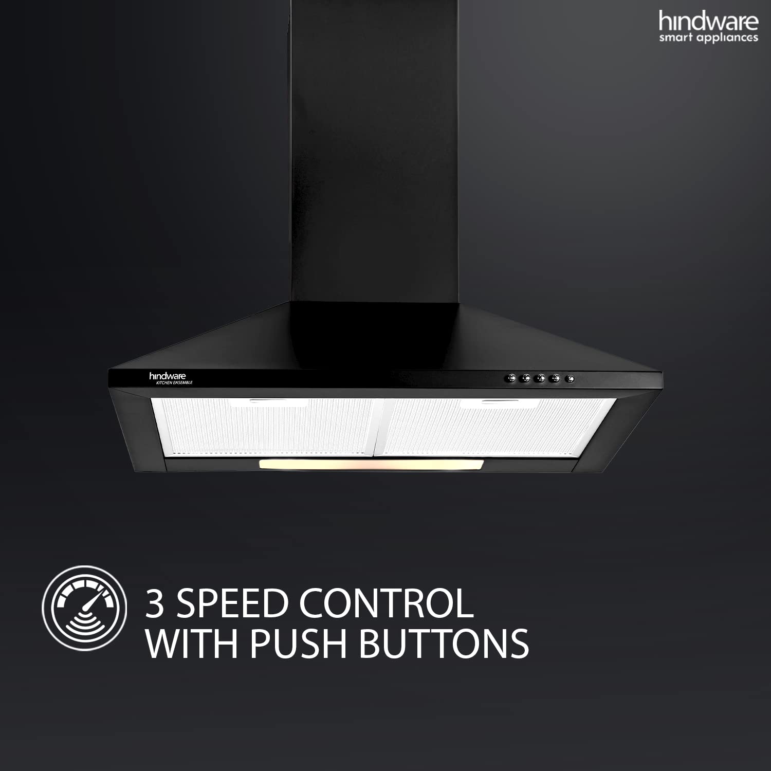 Hindware Smart Appliances Clara Neo wall mounted Kitchen Chimney comes