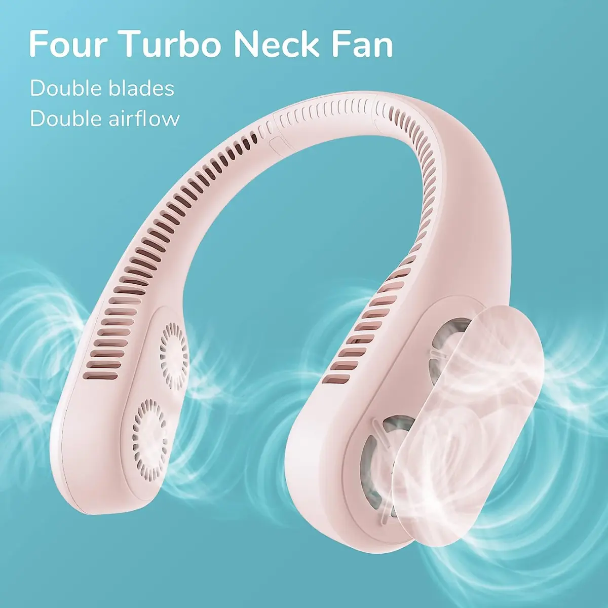  JISULIFE Neck Fan, Personal Wearable Fan, Portable