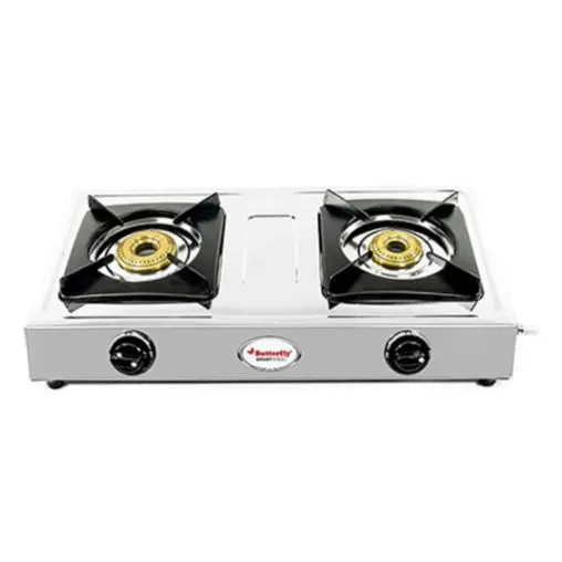 Auto ignition gas shop stove 2 burner