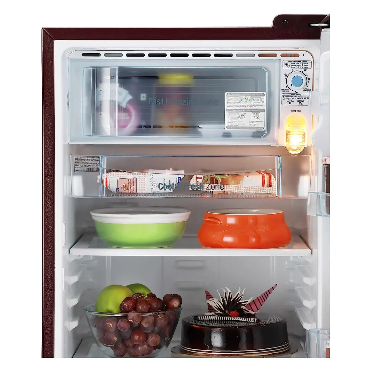 LG 185 L 3 Star Direct-Cool Single Door Refrigerator (GL-B201ASPD