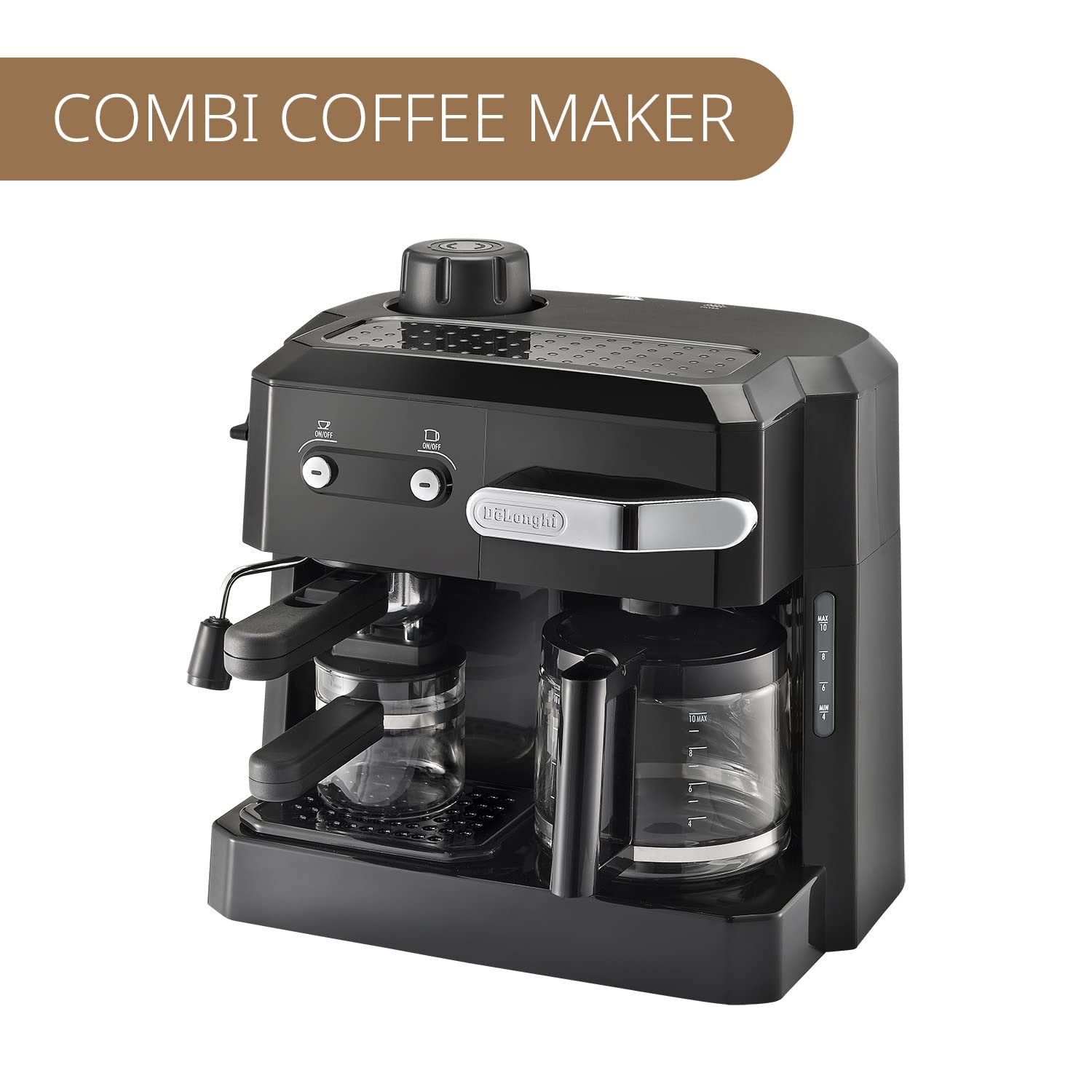 DELONGHI BCO 320 Combi Pump Espresso Drip Coffee Maker Black