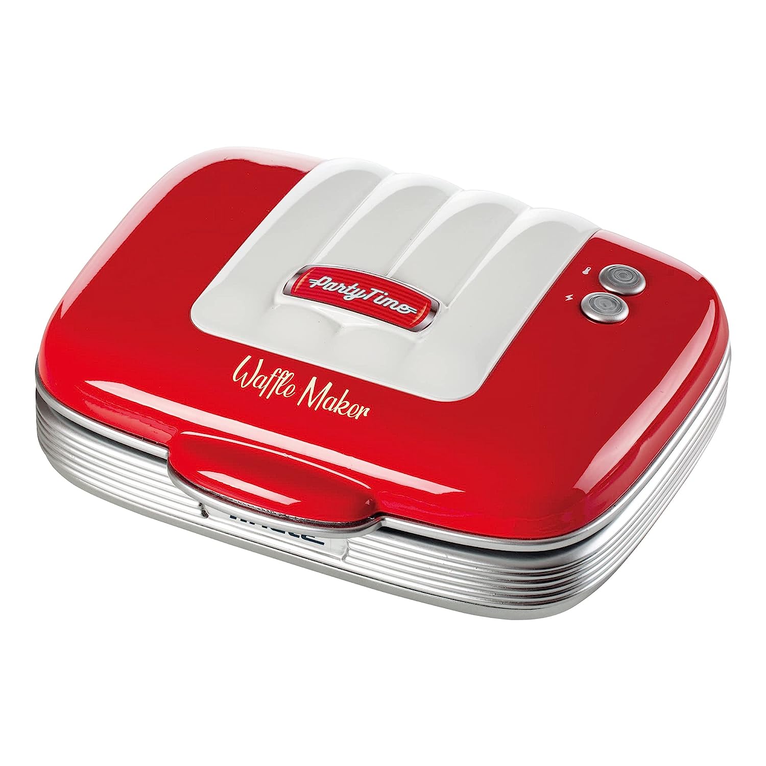 Ariete 1973 Waffle Maker, Electric Plate For Waffles, 700 W, Non-Stick  Plates, Red ‎, 25