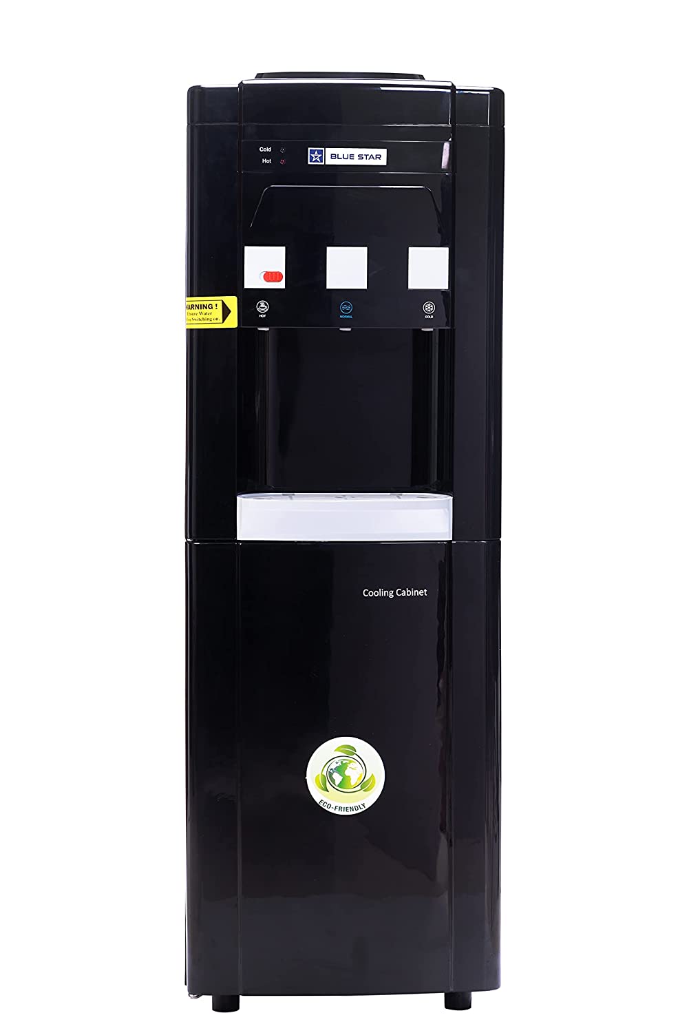 Blue Star Water Dispenser with RefrigeratorBlack Color