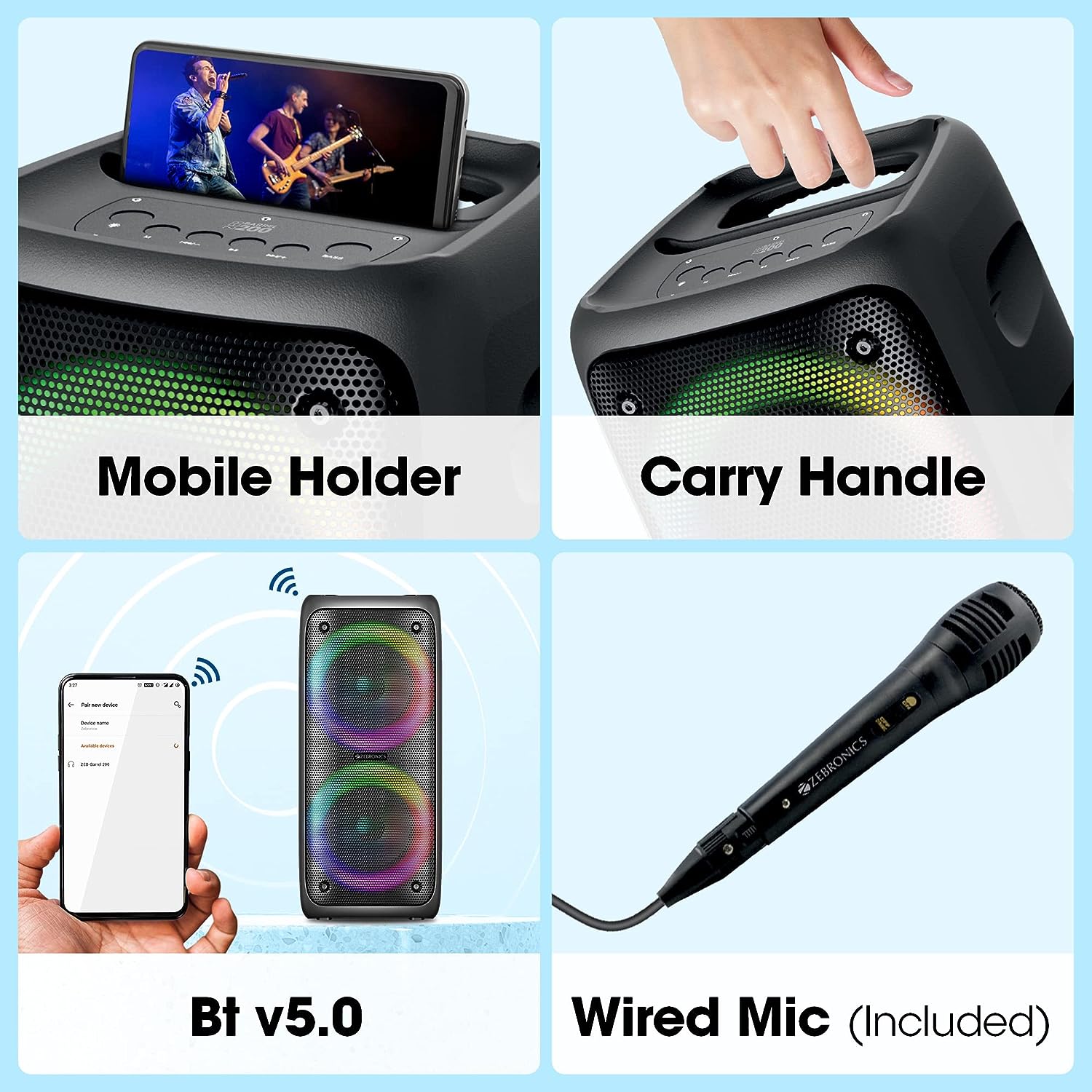 Barrel™  Wireless Bluetooth Boombox Speaker