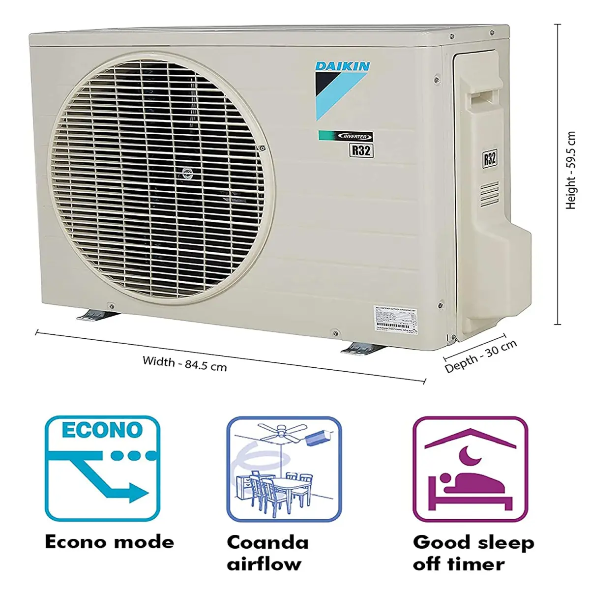 daikin 1 ton 4 star inverter split ac