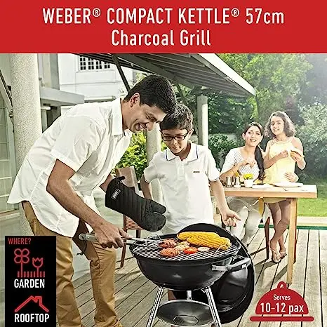 Compact Kettle Charcoal Grill 47 cm