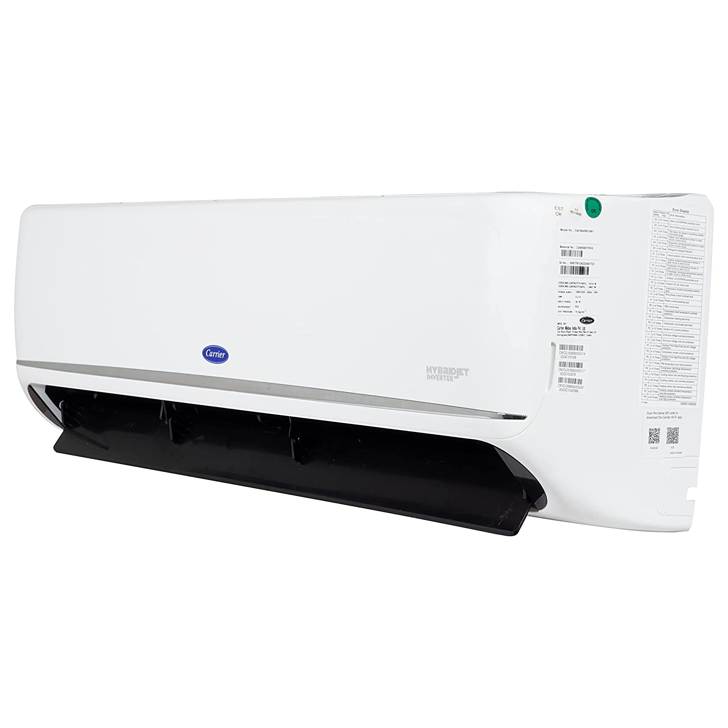 carrier 1.5 ton 5 star inverter split ac review