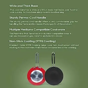 Better Roti Tawa Non-Stick Coating, 25 cm (Induction and Gas Stove