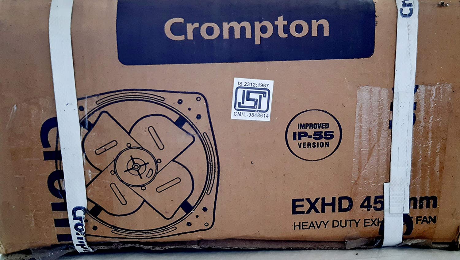 Crompton exhaust fan 18 inch sales for cooler