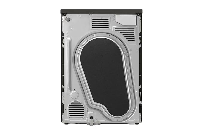 LG DHV09SAB 9 kg dryer in Black Steel