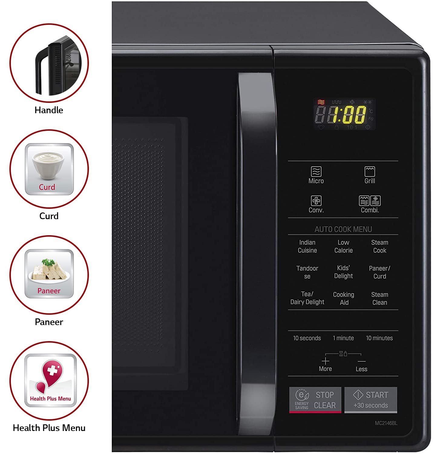 Lg 21 ltr convection deals microwave oven price