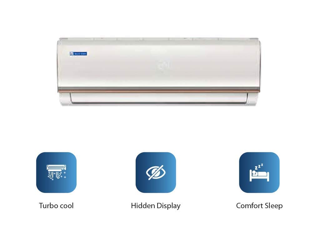 blue star 0.8 ton split ac power consumption