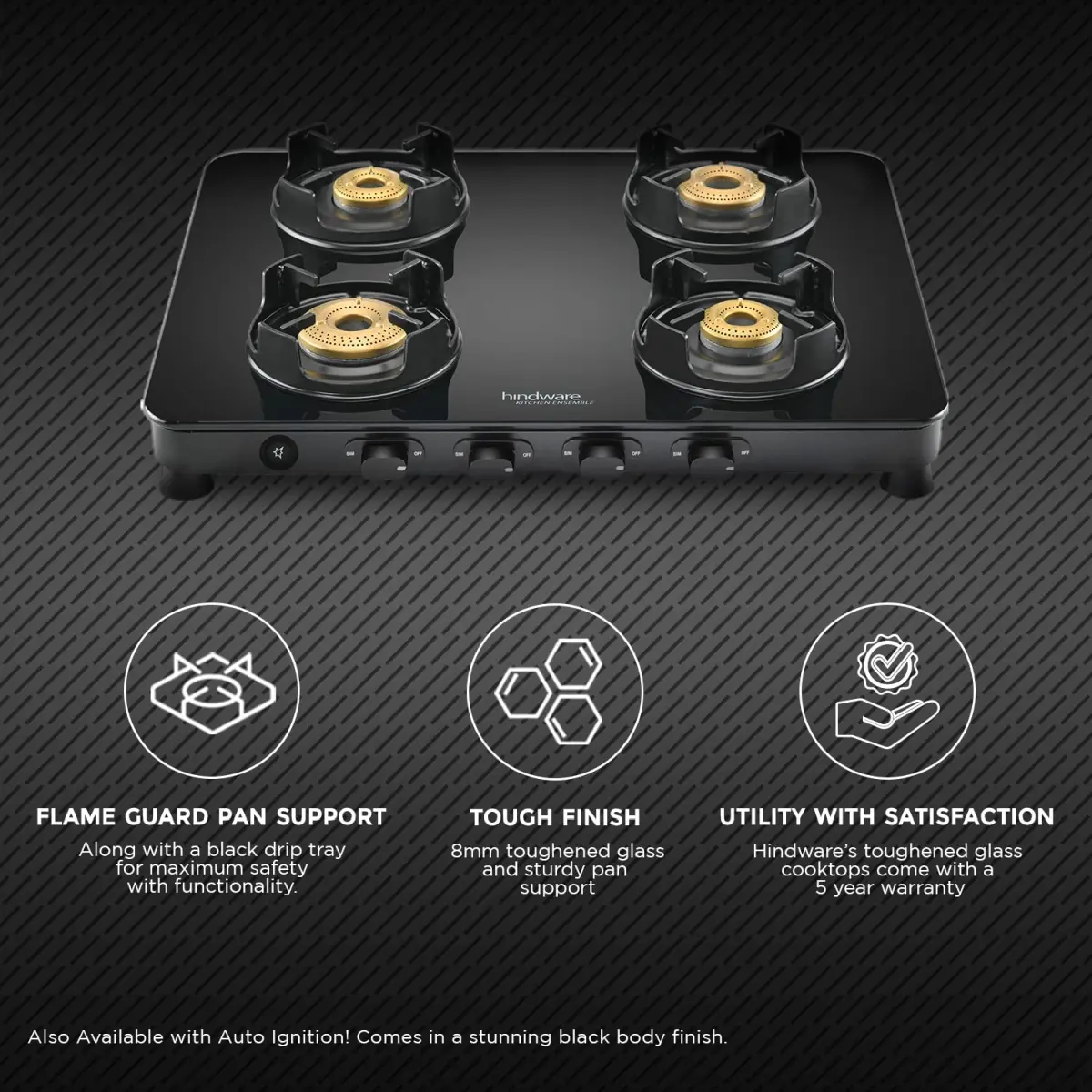 hindware alverio gas stove