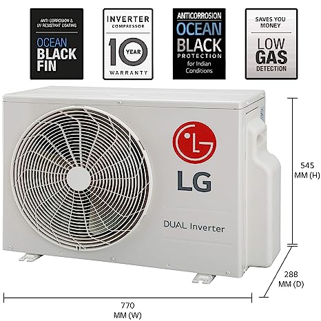 lg dual inverter ac 1.5 ton auto clean