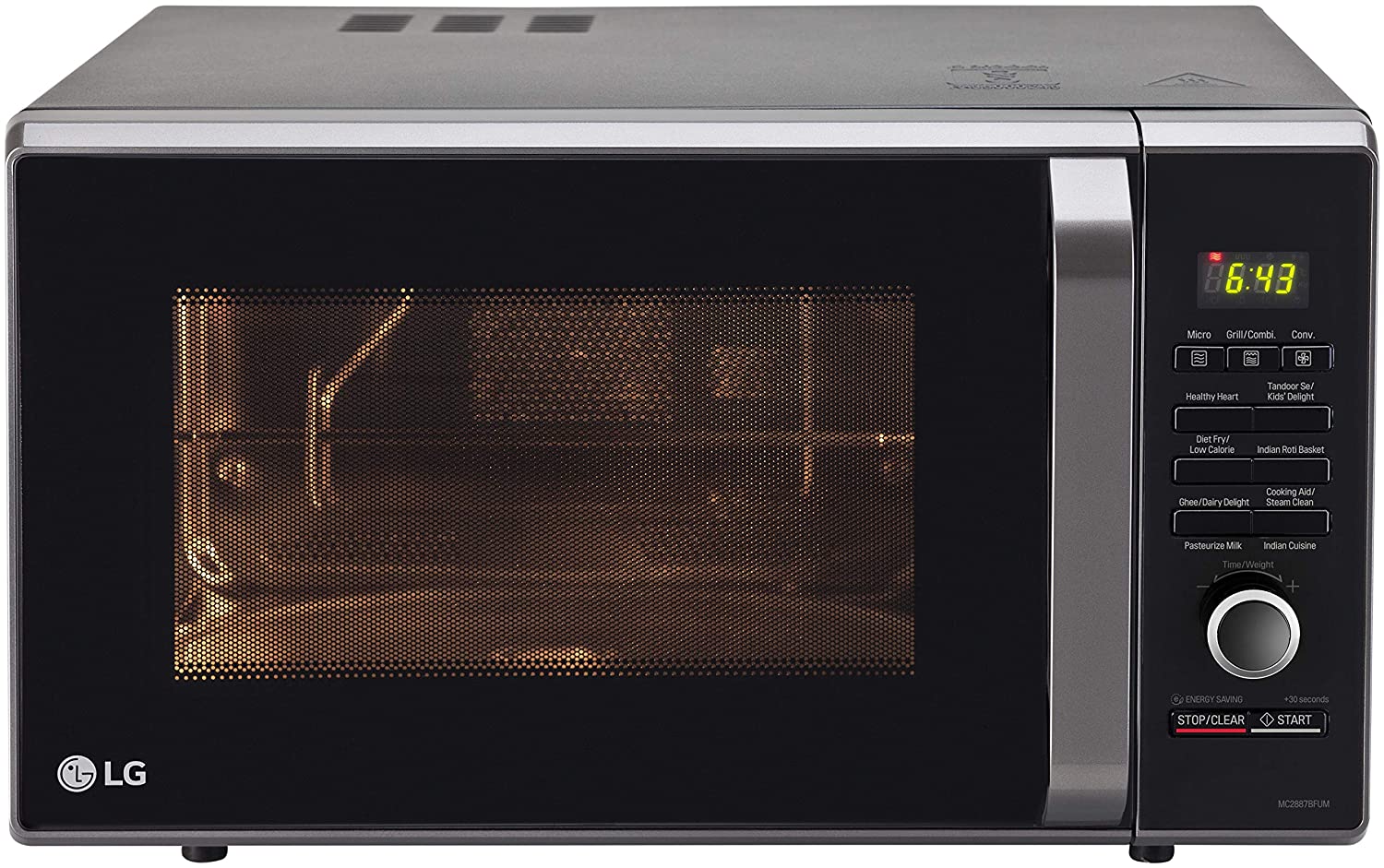 Lg grill online microwave oven intellowave