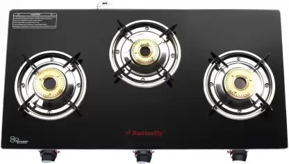 butterfly trio 3 burner gas stove price