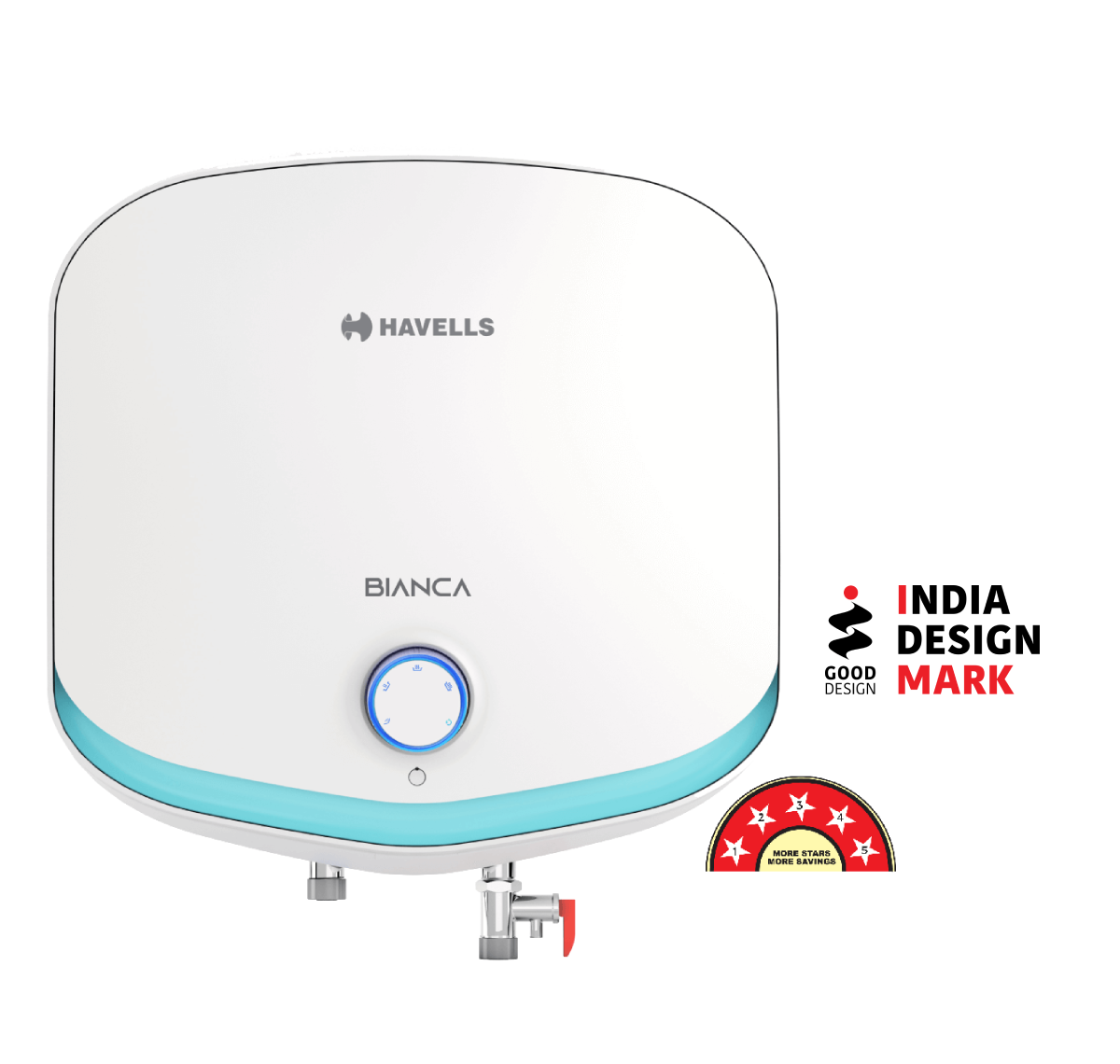 Havells Bianca 3 Litre 3 Kw Instant Water Heater White Blue