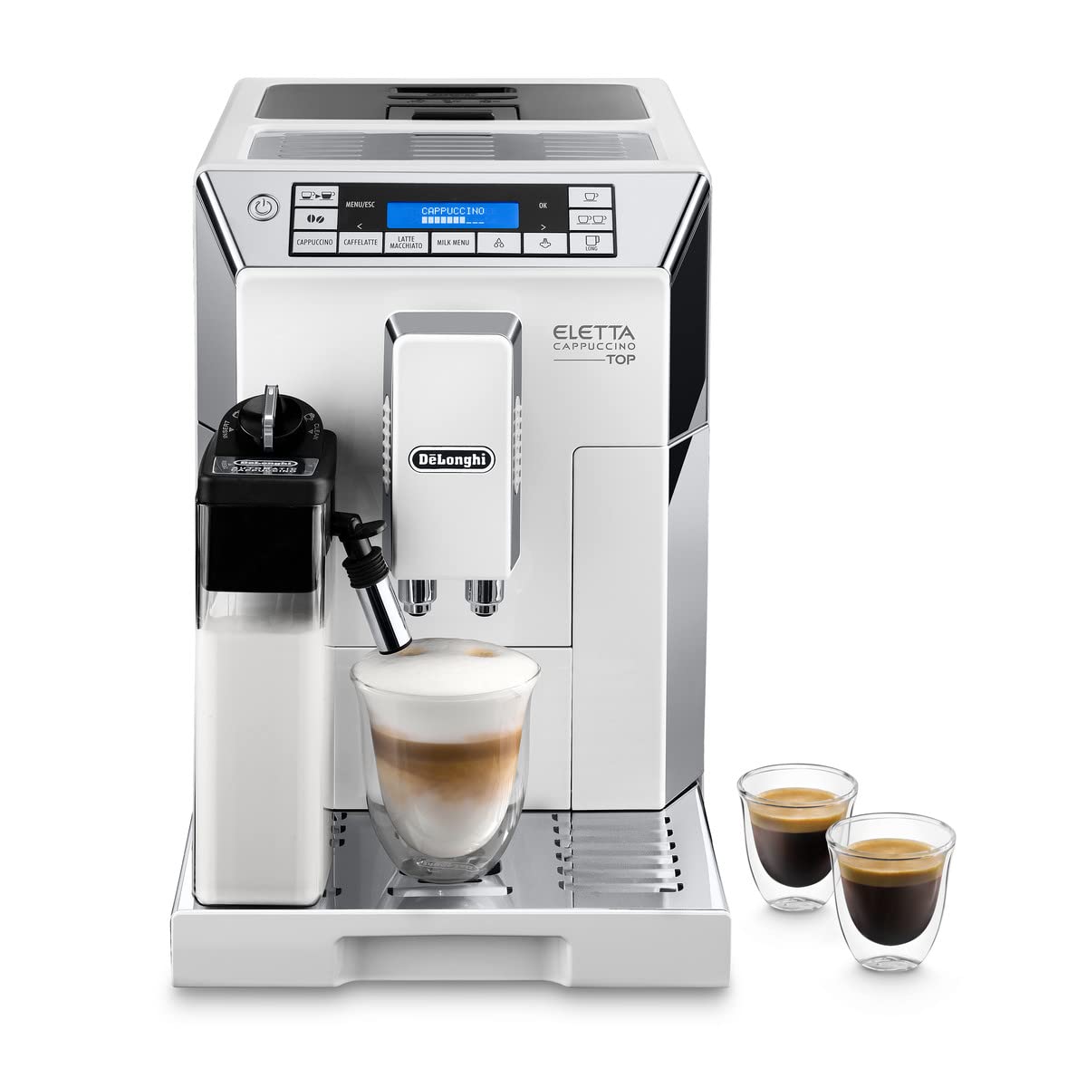 DeLonghi ECAM 45.760.W/Eletta Cappuccino Top Fully Automatic Espresso