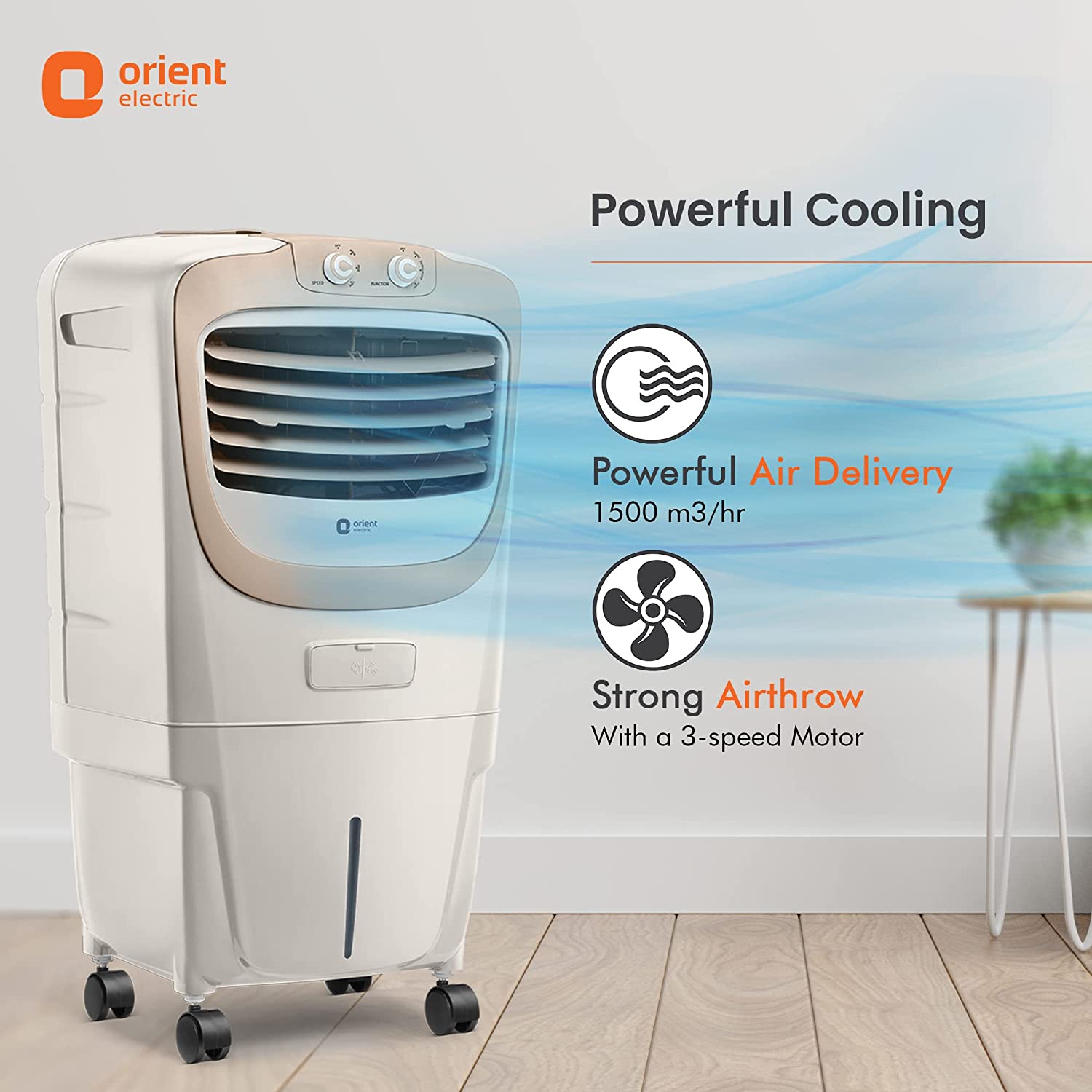 Orient Electric Premia L Personal Air Cooler Beige