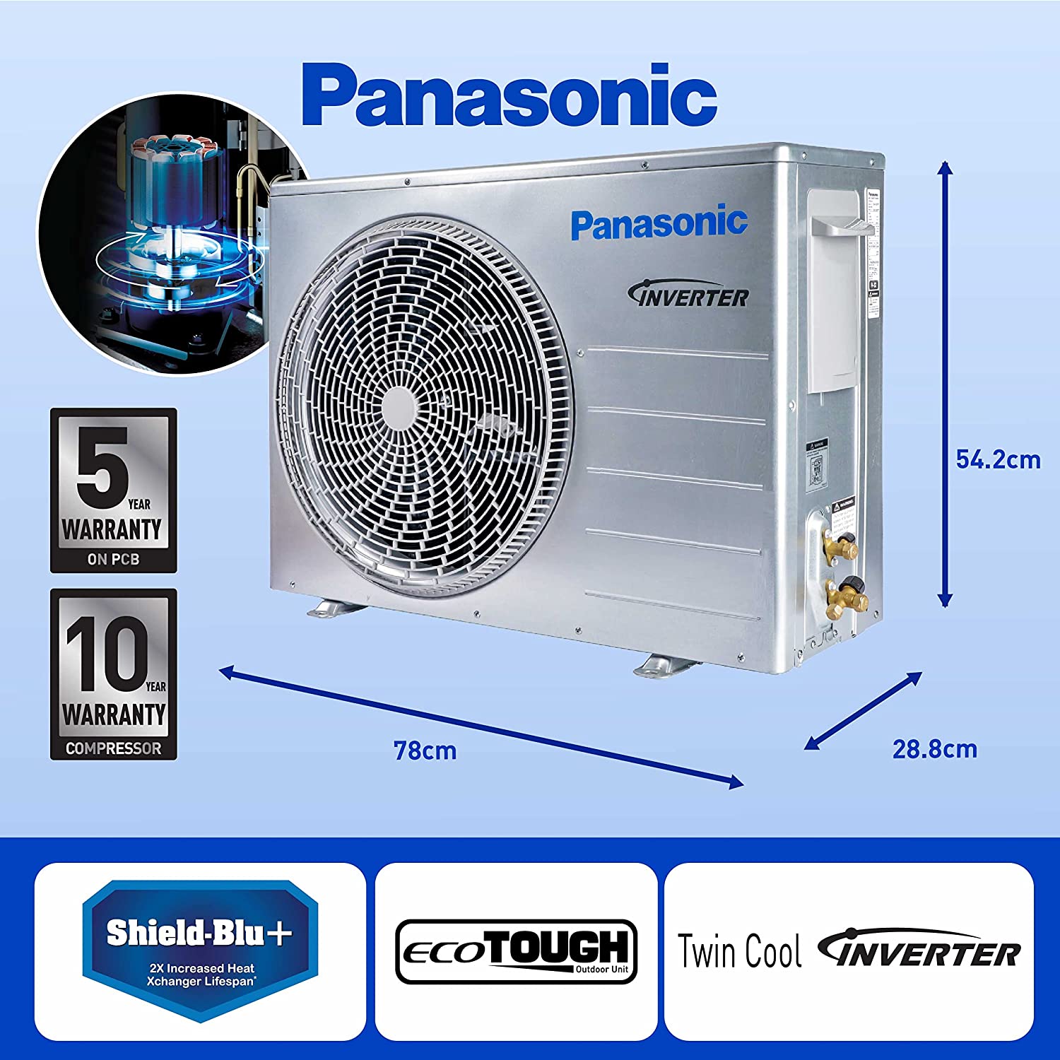 Panasonic 3 star ac shop price