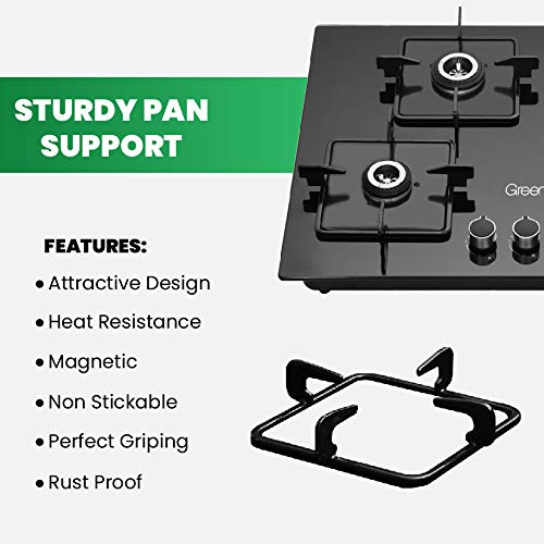 Greenchef Hob Top 4BRKelvin Auto Ignition Glass top Gas Stove (4