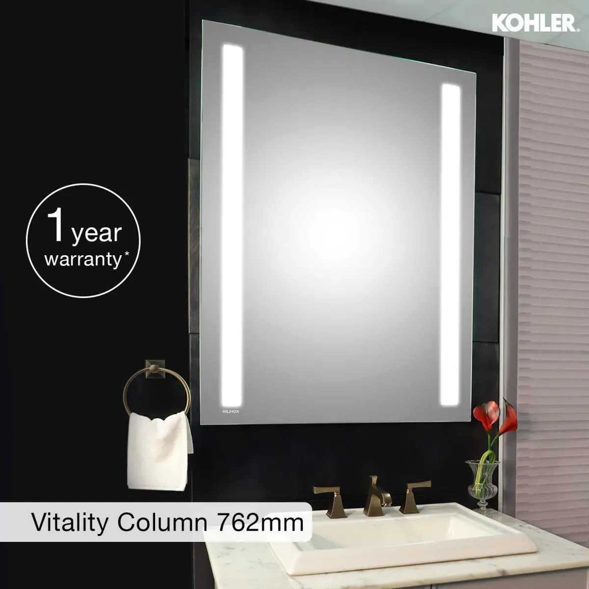 Kohler on sale led mirror